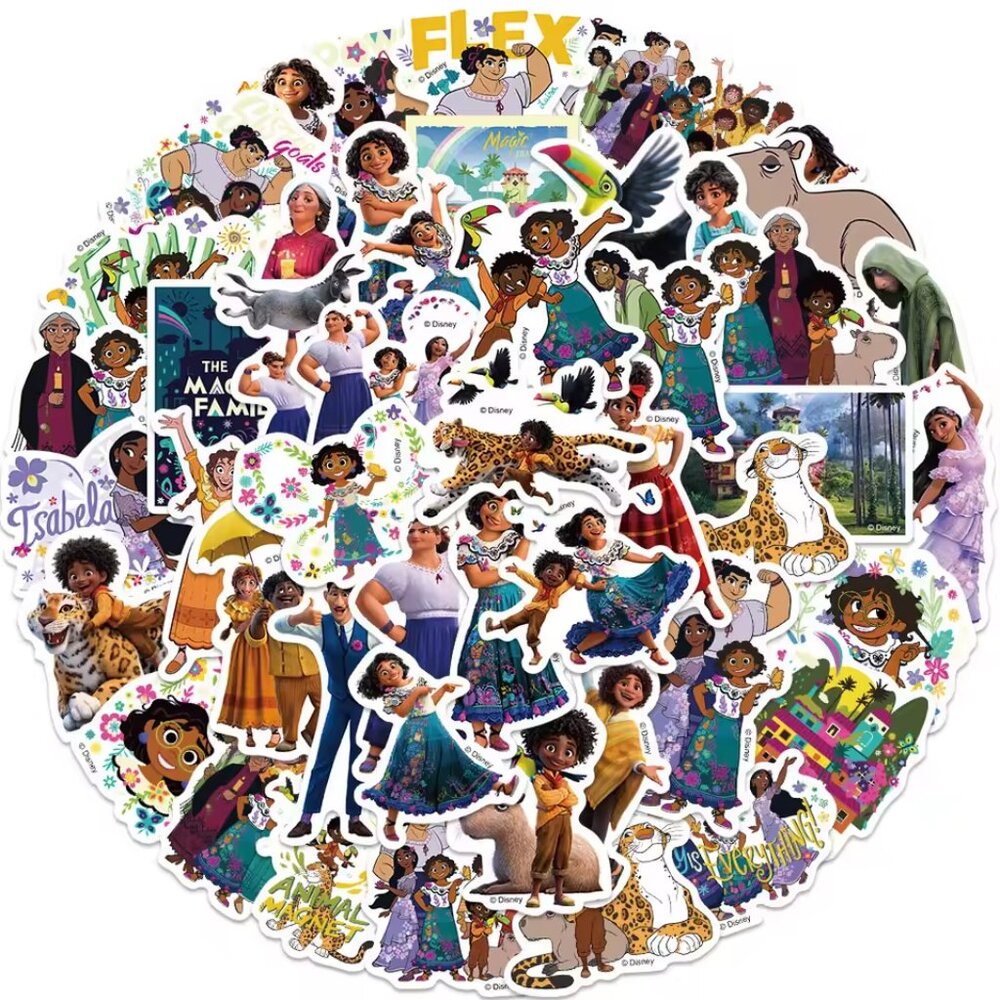 DISNEY Encanto the Movie Cartoon Stickers‎ (25 Piece) NEW & SO CUTE!